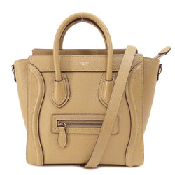 CELINE Luggage Nano Handbag Calfskin Women's