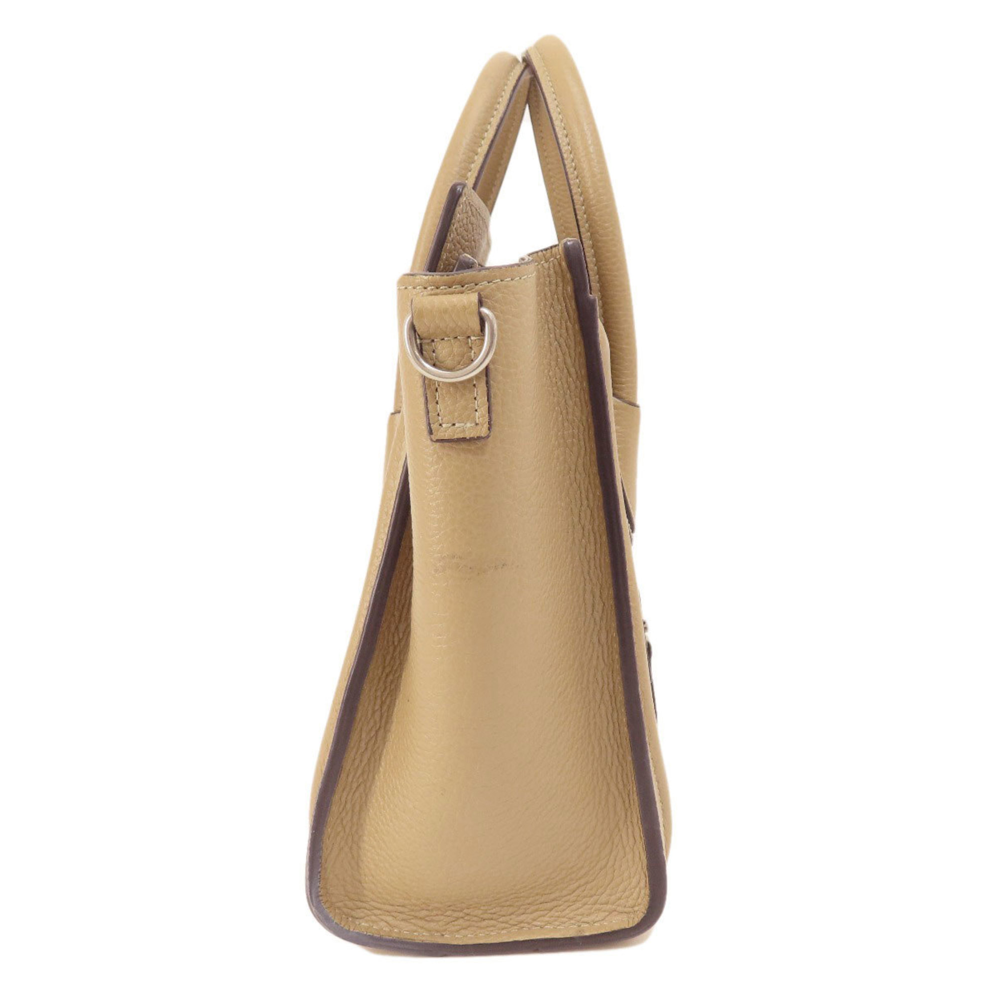 CELINE Luggage Nano Handbag Calfskin Women's