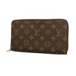 Louis Vuitton Long Wallet Monogram Zippy Organizer M62581 Brown Men's
