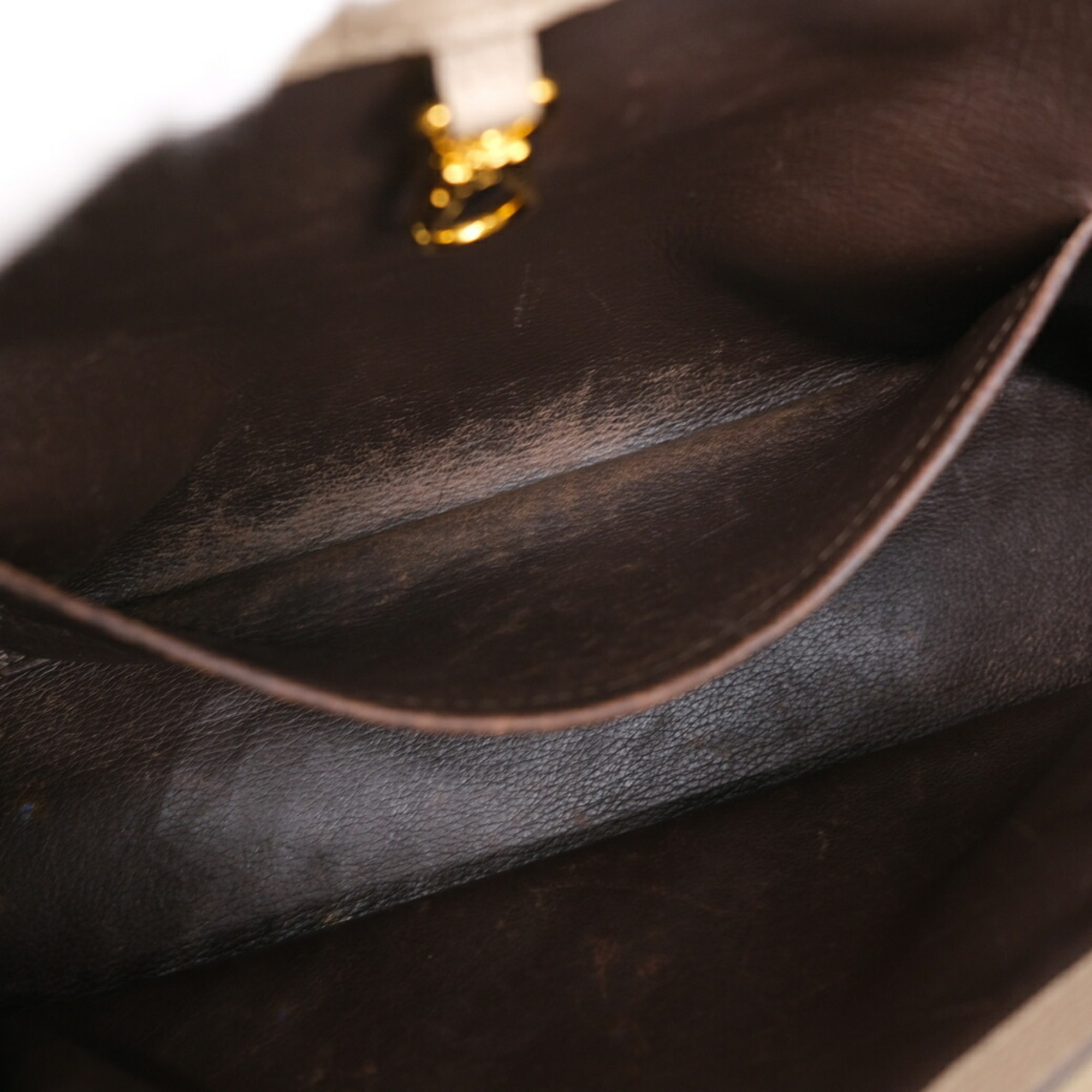 LOUIS VUITTON Parnassus Capucines MM Handbag Tote Bag Taurillon Leather Gale Greige M94428