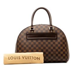Louis Vuitton Damier Nolita Handbag N41455 Brown PVC Leather Women's LOUIS VUITTON