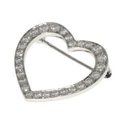Tiffany Heart Diamond Brooch in Platinum PT950 for Women TIFFANY&Co.