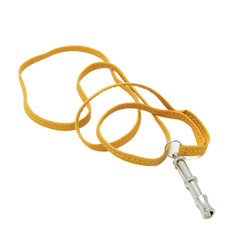 Hermes Whistle For Dog Dog Whistle Leather Metal Silver,Yellow