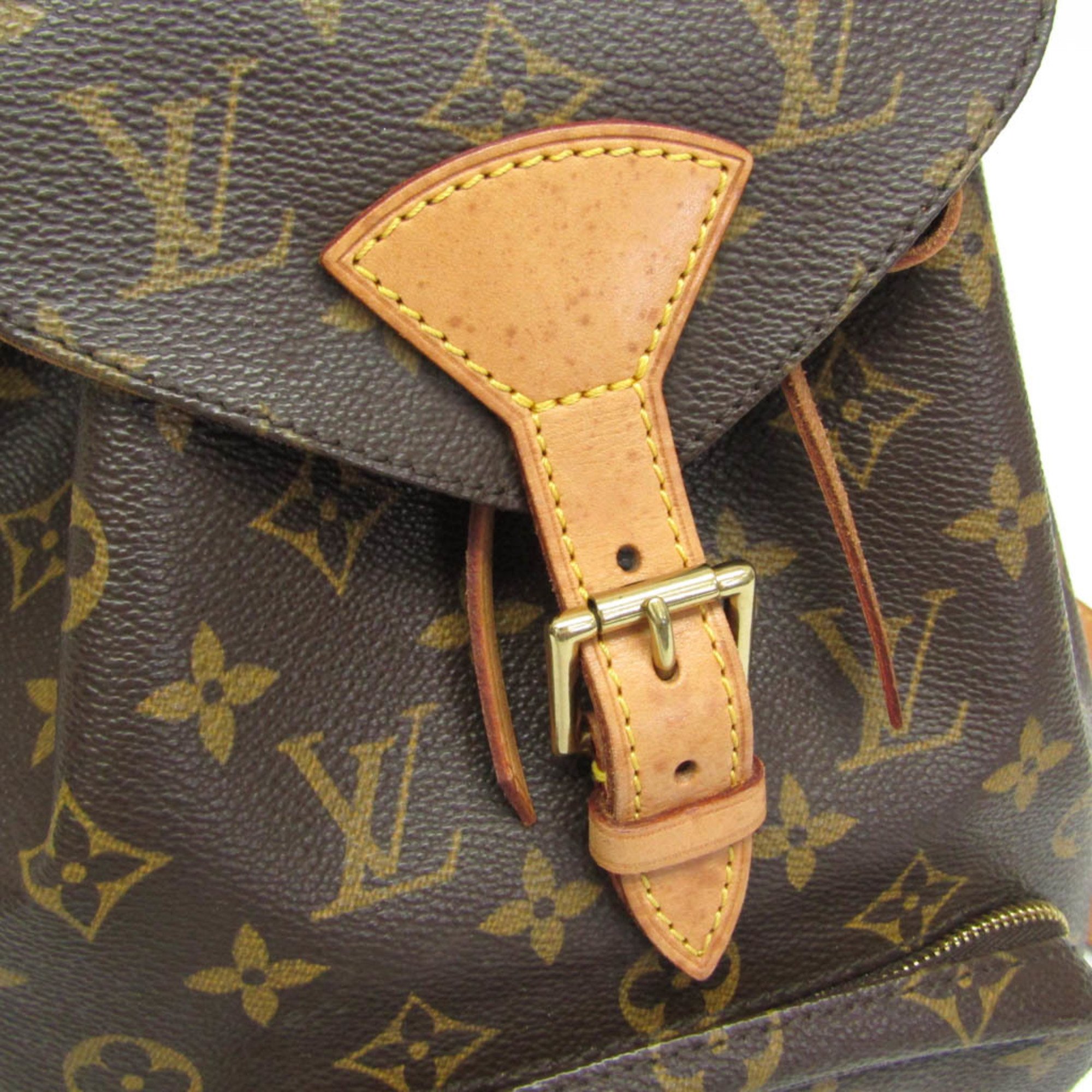 Louis Vuitton Monogram Montsouris MM M51136 Women's Backpack Monogram