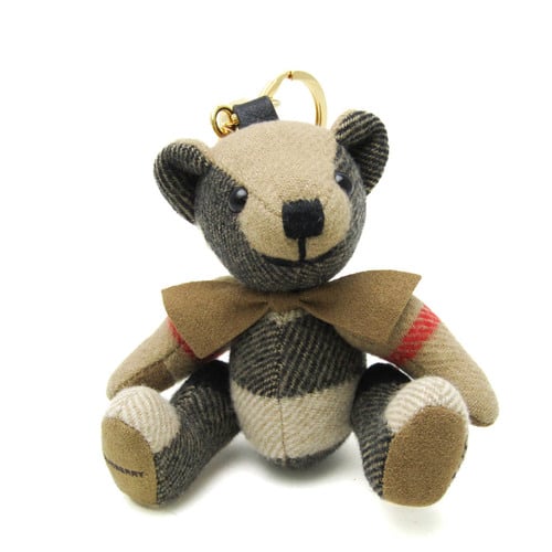 Burberry Thomas Bear Charm With Bowtie Bag Charm 8027167 Keyring (Beige,Black,Gold,Red Color)