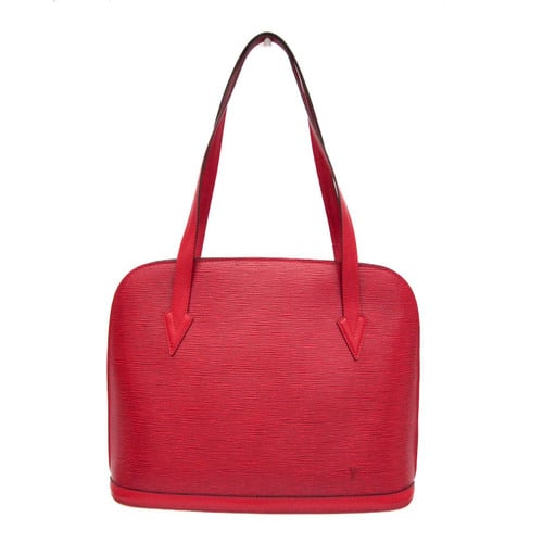 Louis Vuitton Epi Lussac M52287 Women's Shoulder Bag Castilian Red
