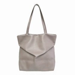 Chloé JUDY CHC21WS280F16053 Women's Leather Tote Bag Gray