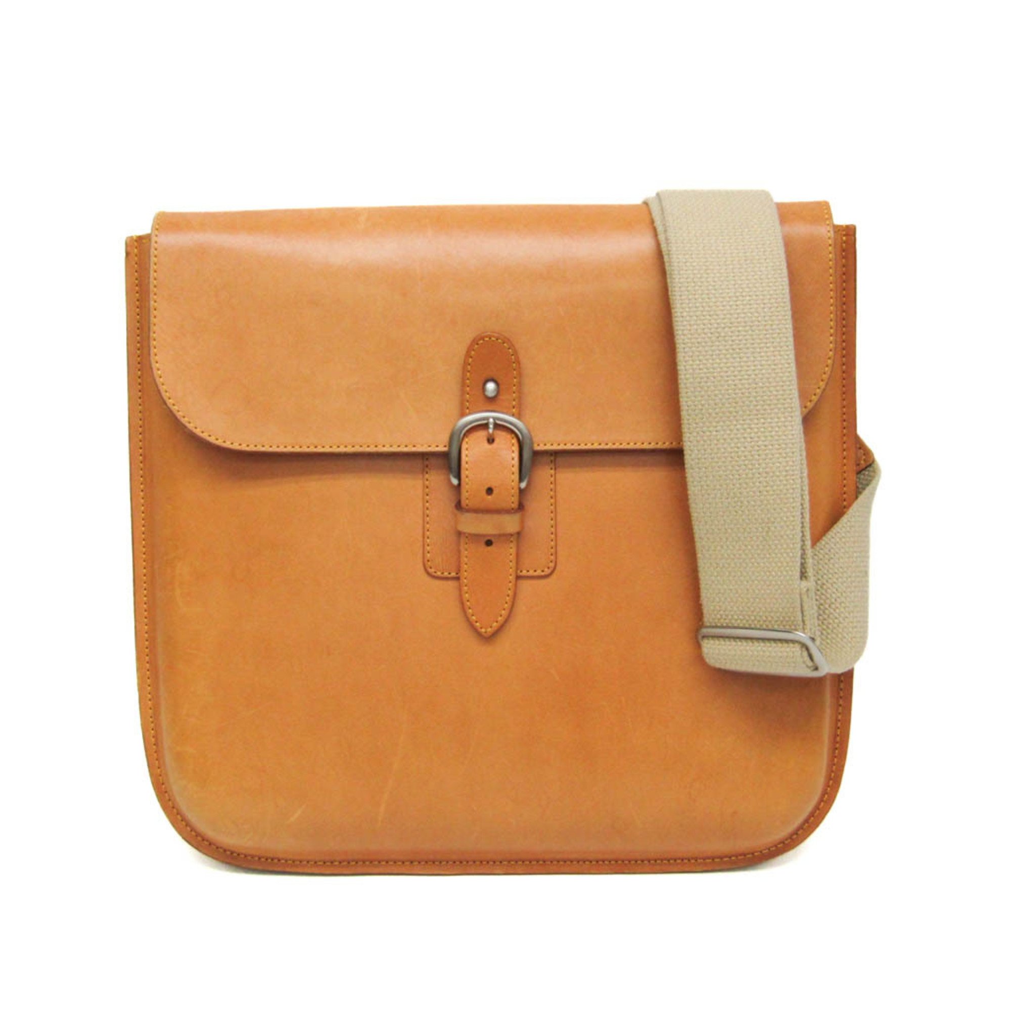 Paul Smith Women,Men Leather Shoulder Bag Beige