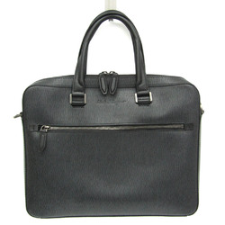 Salvatore Ferragamo FZ-24 0458 Men's Leather Briefcase,Handbag Black