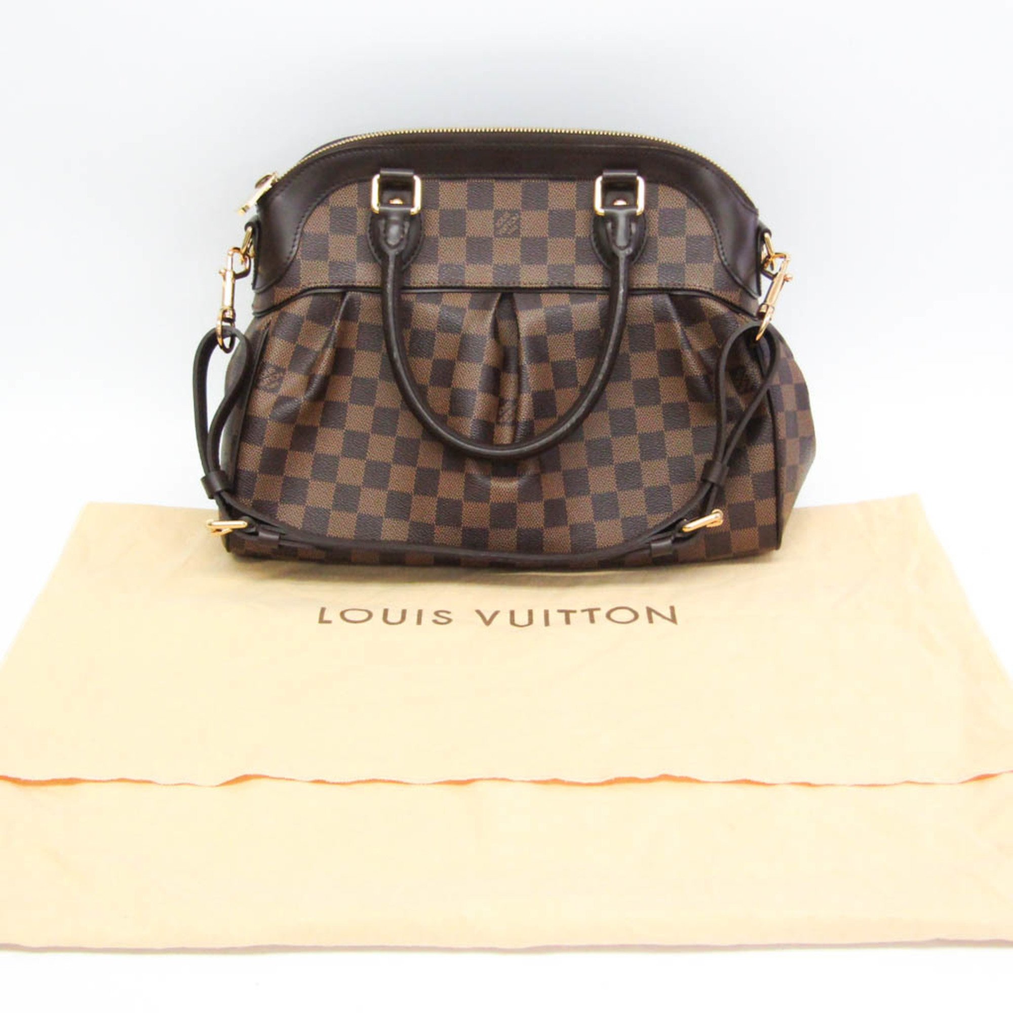 Louis Vuitton Damier Trevi PM N51997 Women's Handbag,Shoulder Bag Ebene