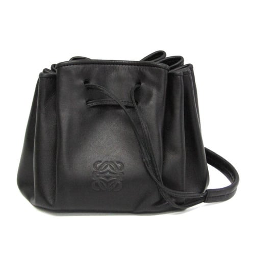 Loewe Anagram Women's Leather Handbag Black