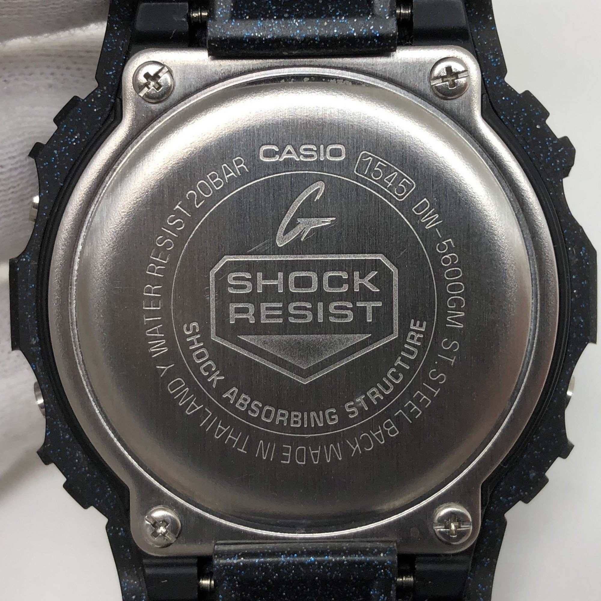 G-SHOCK CASIO Casio Watch DW-5600GM-1 Metallix-G Metallic Foil Black Digital Resin Men's Mikunigaoka Store ITFQ8CLPNFBC