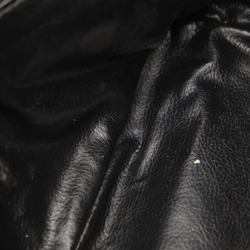 FENDI Pecan Pouch Second Bag Brown Black PVC Leather Women's