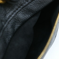 LOUIS VUITTON Louis Vuitton Backpack Montsouris PM Monogram Empreinte Leather Black M45205 LV Charm Missing