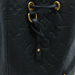 LOUIS VUITTON Louis Vuitton Backpack Montsouris PM Monogram Empreinte Leather Black M45205 LV Charm Missing