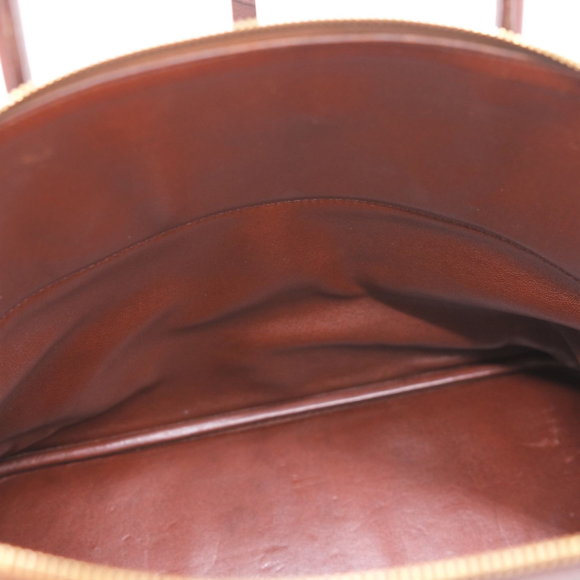 HERMES Bolide 35 Handbag Tote Bag Taurillon Clemence Brown