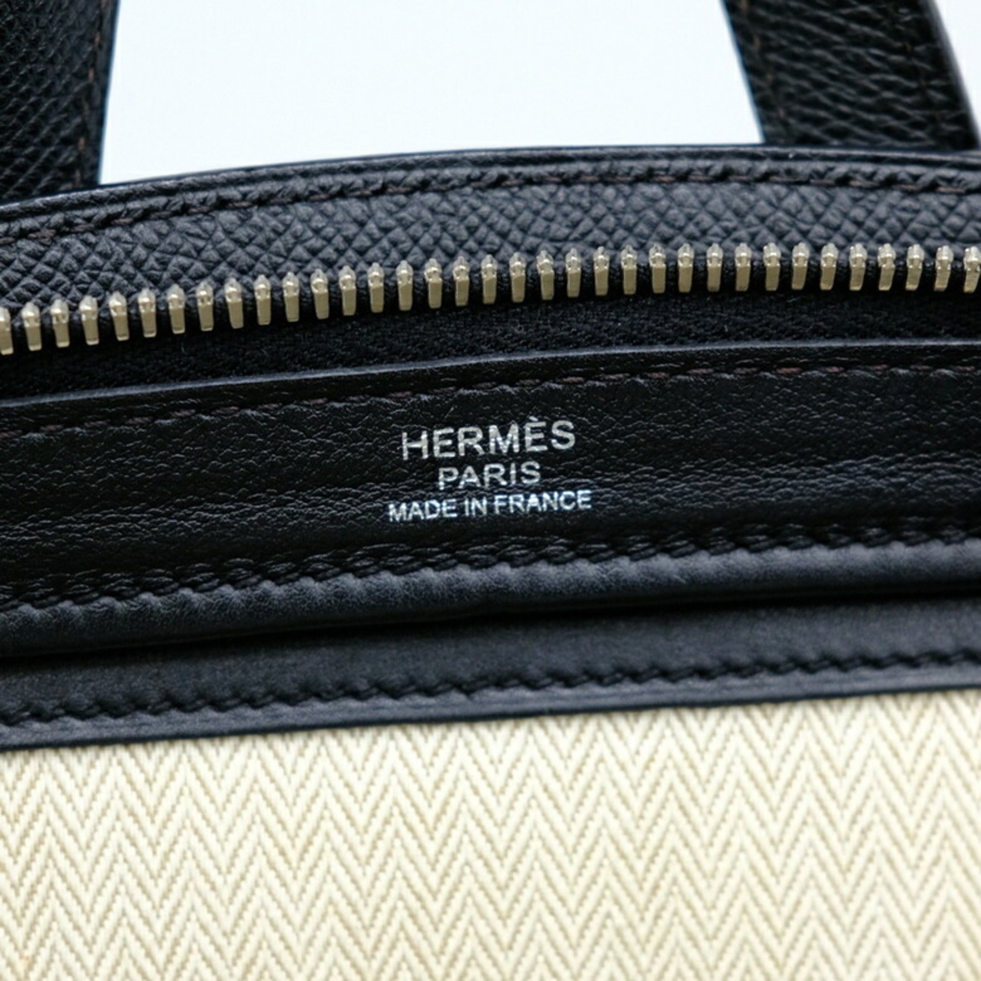 HERMES City Bag 27 Rucksack Backpack Epsom Leather Black