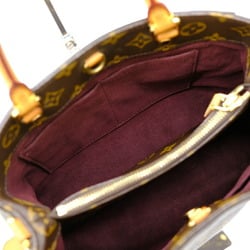 LOUIS VUITTON Montaigne BB Louis Vuitton Shoulder Handbag Monogram Canvas Brown M41055