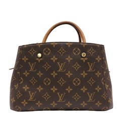LOUIS VUITTON Montaigne BB Louis Vuitton Shoulder Handbag Monogram Canvas Brown M41055