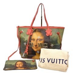 LOUIS VUITTON Da Vinci Mona Lisa Neverfull MM Tote Bag Masters Collection Poppy Petal Pink M43373