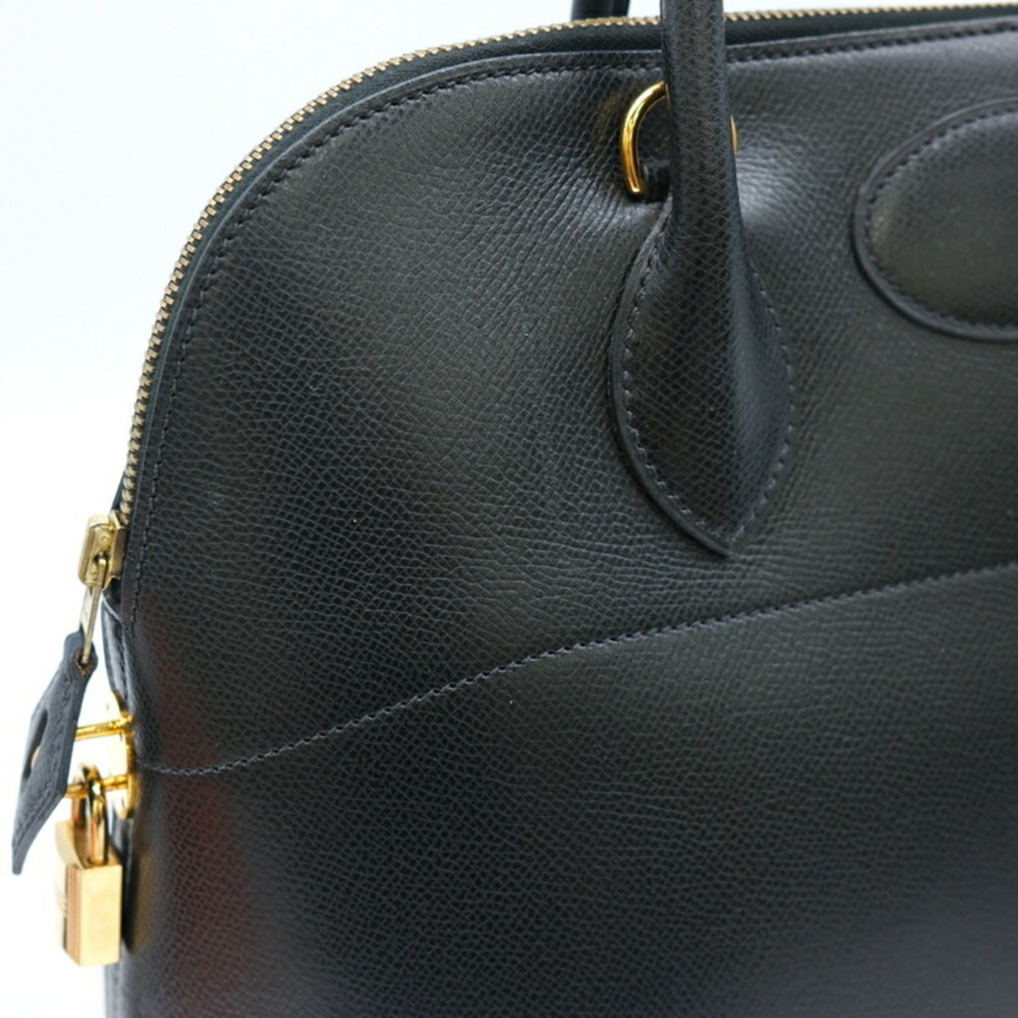 HERMES Bolide 35 handbag shoulder bag Epsom leather black