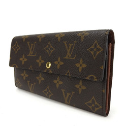 Louis Vuitton Long Wallet Pochette Portemonnais Credit M61725 Monogram Canvas Brown Bifold Card Accessory Women's LOUIS VUITTON