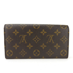 Louis Vuitton Long Wallet Pochette Portemonnais Credit M61725 Monogram Canvas Brown Bifold Card Accessory Women's LOUIS VUITTON