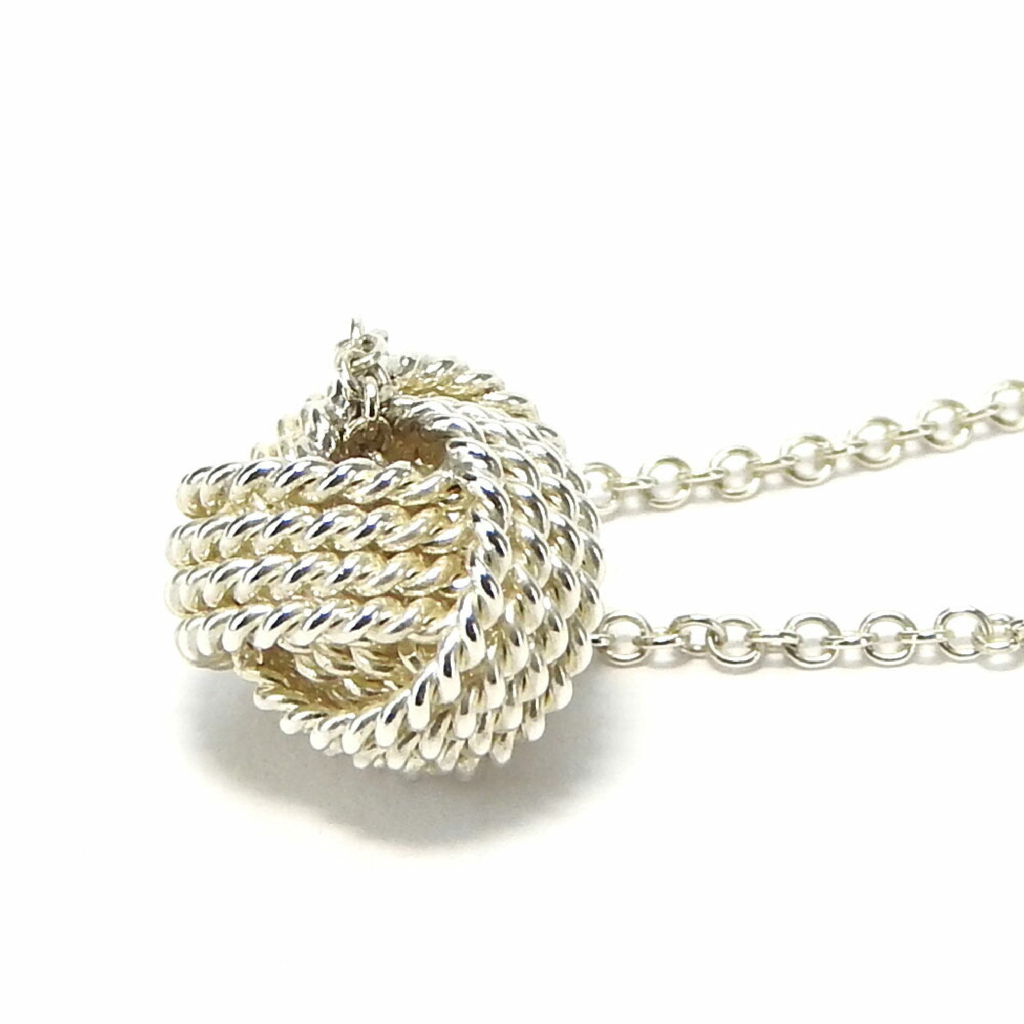 Tiffany Necklace Mesh Ball Silver 925 Approx. 2.3g Accessories Women's TIFFANY&Co.