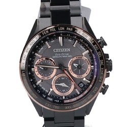 CITIZEN CC4016-67E F950 ACT Line ATTESA Black Titanium Series Eco-Drive Radio Controlled Watch Men's