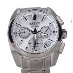 SEIKO SBXC063 5X53 ASTRON Origin Solar Radio Wristwatch Silver Men's