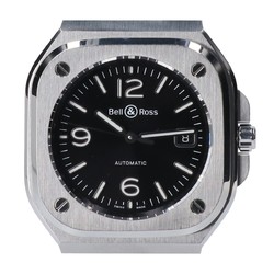 Bell & Ross BR05A-BL-ST BLACK STEEL Automatic Watch Silver Black Men's