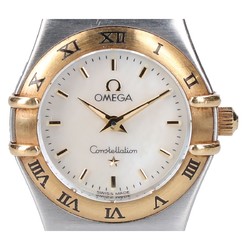 OMEGA Constellation 6553 SS Two-tone Quartz Watch Silver Gold Ladies