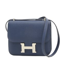 Hermes Constance 18 Shoulder Bag Miroir Epson Blue Navy B Stamp