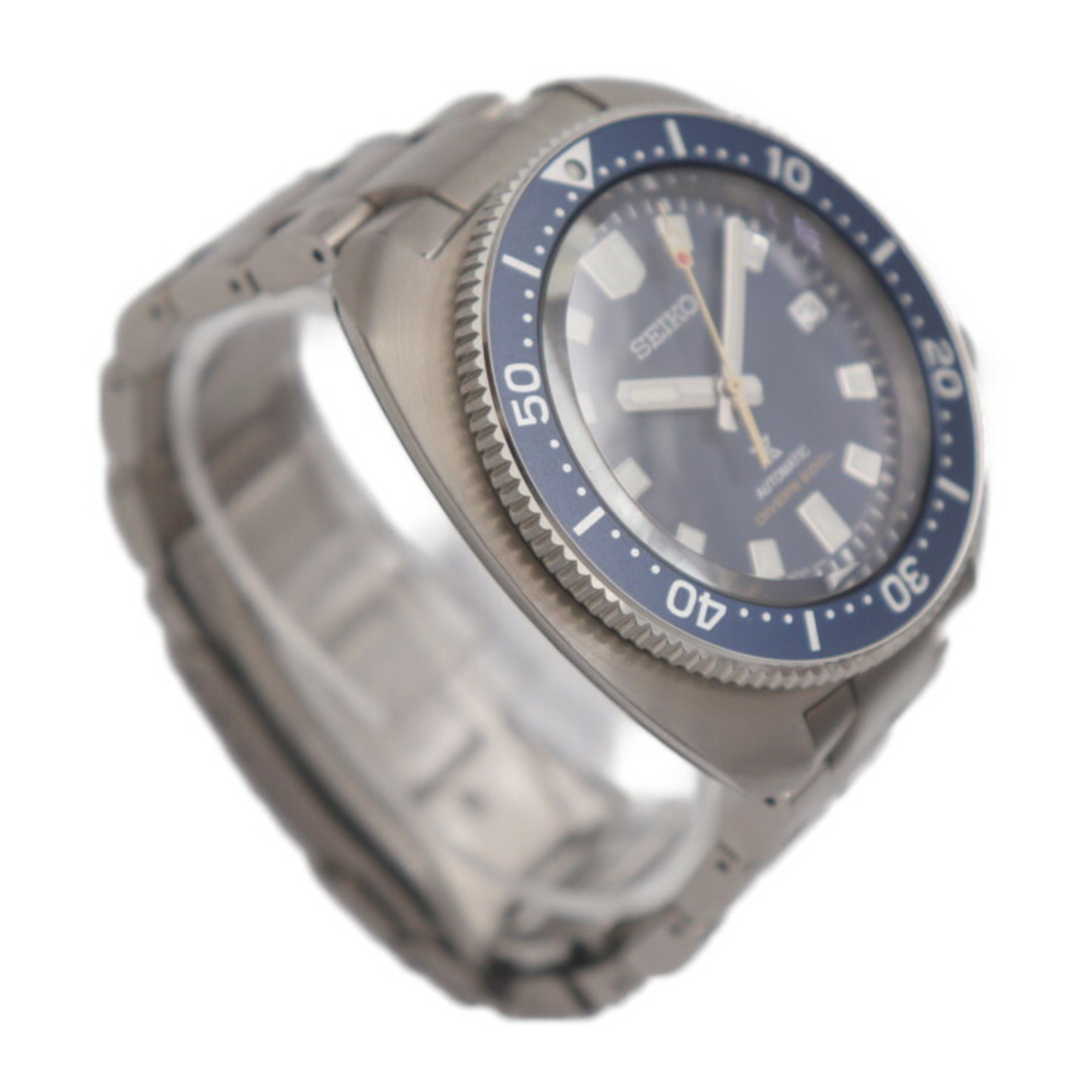 SEIKO Prospex Diver Scuba 55th Anniversary Model Watch SBDC123 / 6R35-01G0 Stainless Steel Silver Blue Dial Mechanical 1970 Automatic Limited to 5500