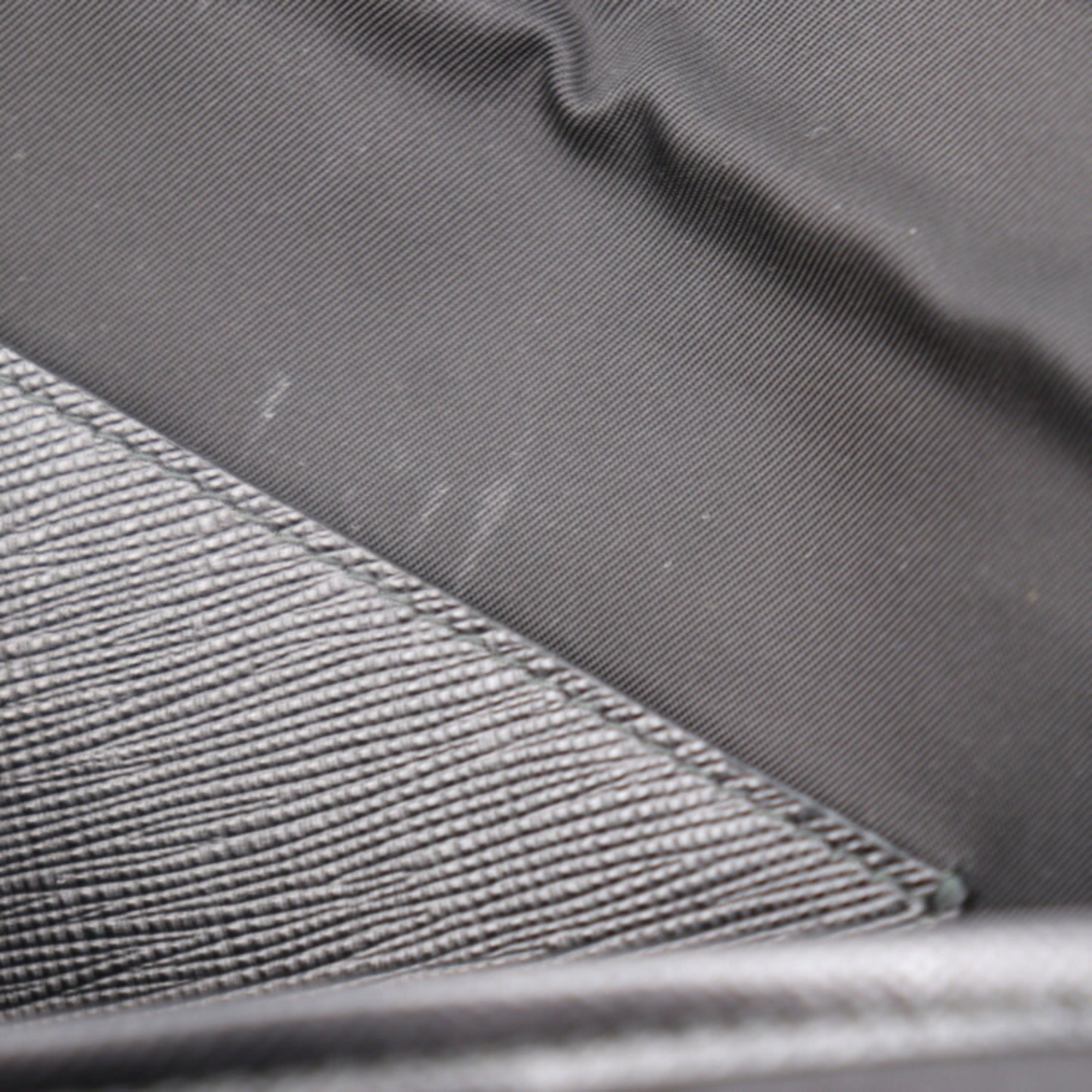 PRADA Re Nylon Smartphone Case Shoulder Bag 2ZH108 Leather Black Pochette Triangle