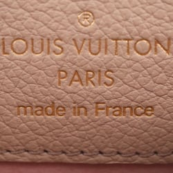 LOUIS VUITTON Louis Vuitton Lockme Ever MM Handbag M56094 Grained Calf Leather Greige Shoulder Bag Turnlock