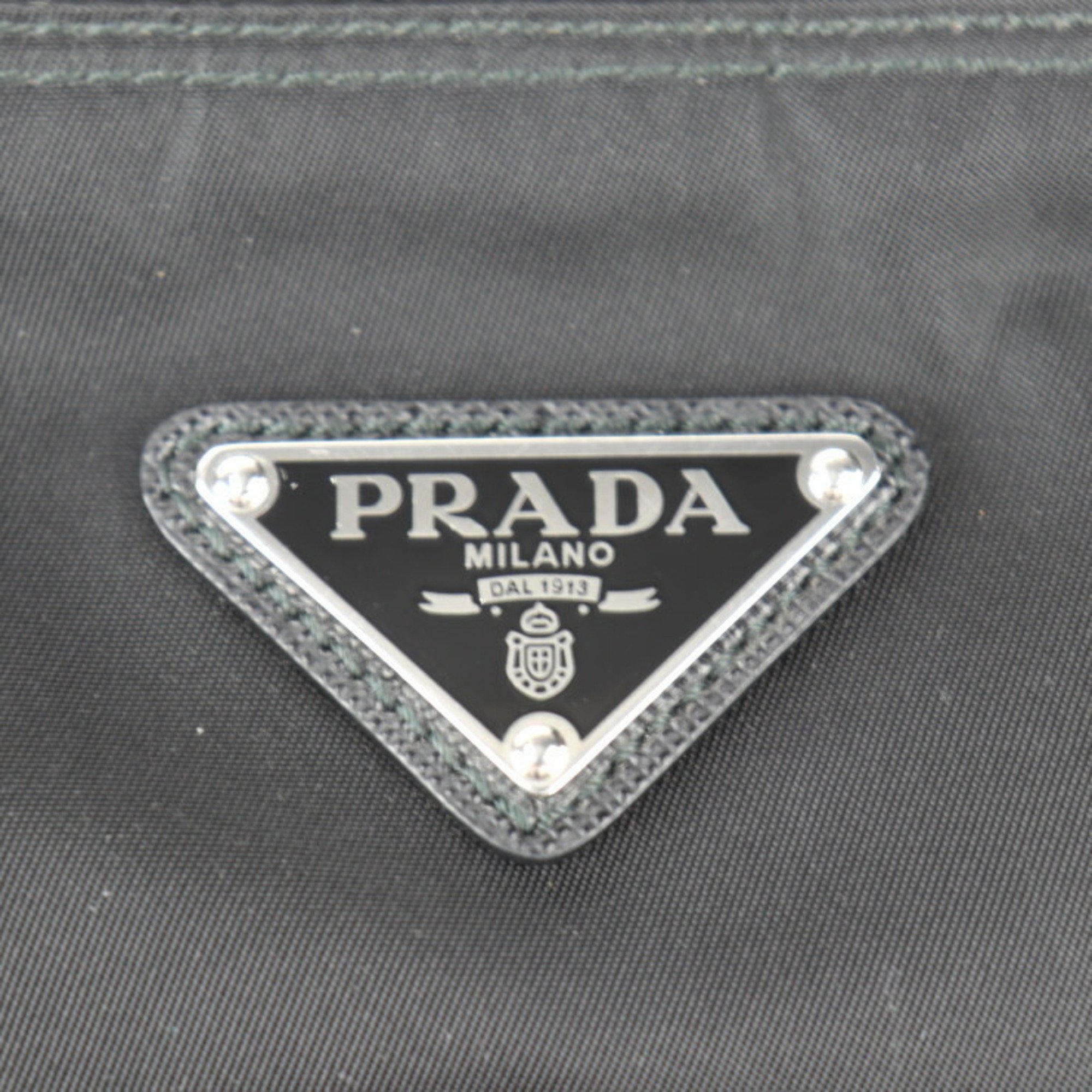 PRADA Prada Crossbody Bag Shoulder 1BH716 Nylon Black Triangle