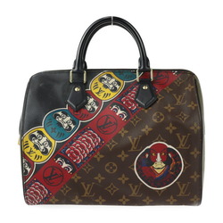 LOUIS VUITTON Louis Vuitton Speedy 30 Yamakansai Collaboration Handbag M43505 Monogram Canvas Epi Leather Brown Multicolor Kabuki Daruma Boss Bag