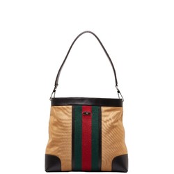 Gucci Sherry Line Bag Handbag 0014231 Brown Multicolor Canvas Leather Women's GUCCI