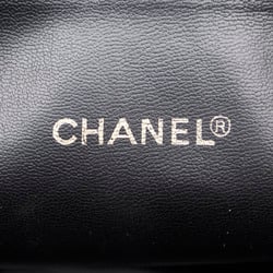Chanel Coco Mark Chain Tote Bag Black Gold Lambskin Women's CHANEL