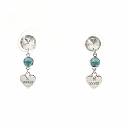 GUCCI Heart Earrings Silver 925/Blue Topaz Women's F3123552