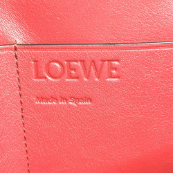 LOEWE Trifold Anagram 124.12AB41 Wallet Leather Brown Women's N4023880