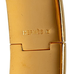 Hermes enamel MM carriage cloisonné bangle bracelet blue gold plated ladies HERMES