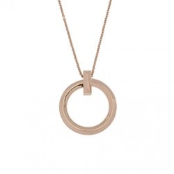 TIFFANY&Co. Tiffany T One Circle Large - Women's K18 Pink Gold Necklace