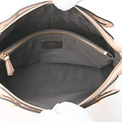 FENDI By the Way Medium Boston Bag 8BL146 Leather Pink Beige S-155368