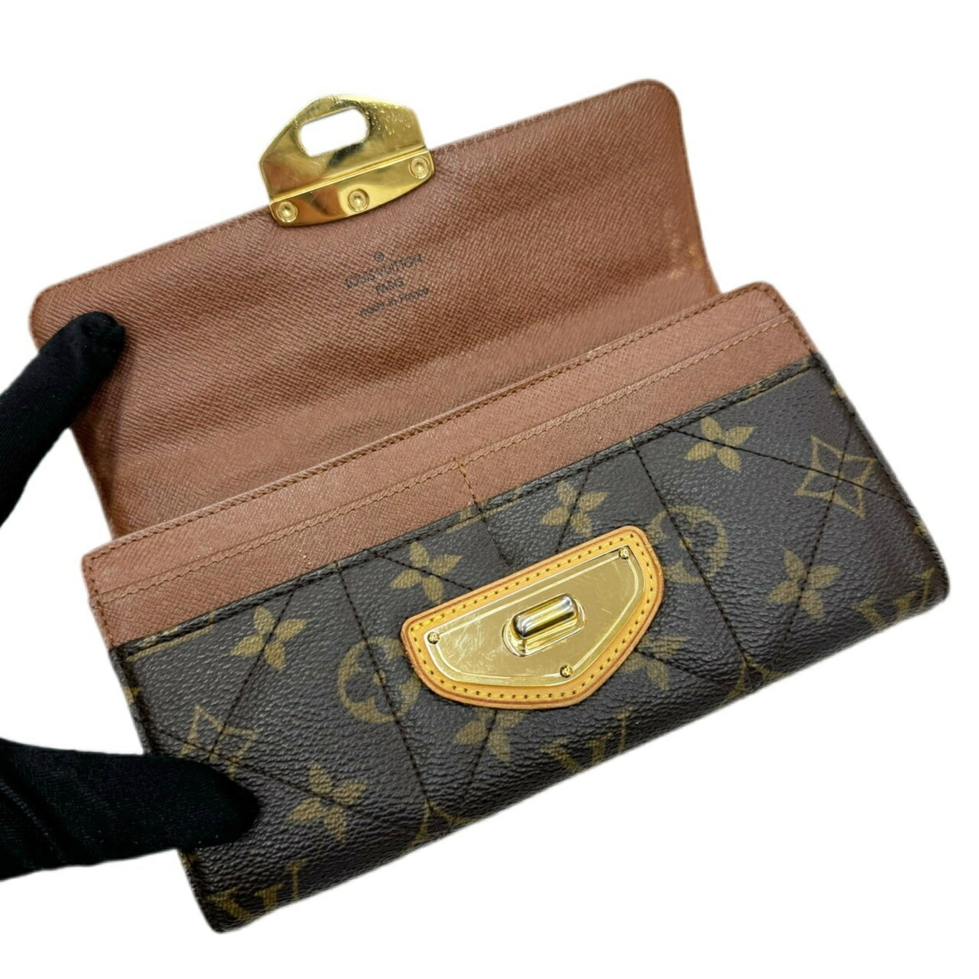 LOUIS VUITTON Louis Vuitton Portefeuille Sarah Monogram Etoile Long Wallet M66556 SP4069 Brown Women's