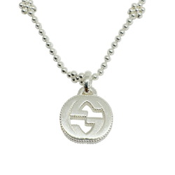 GUCCI Gucci Interlocking Silver Necklace 479221 SV925 AG925 Women's Current