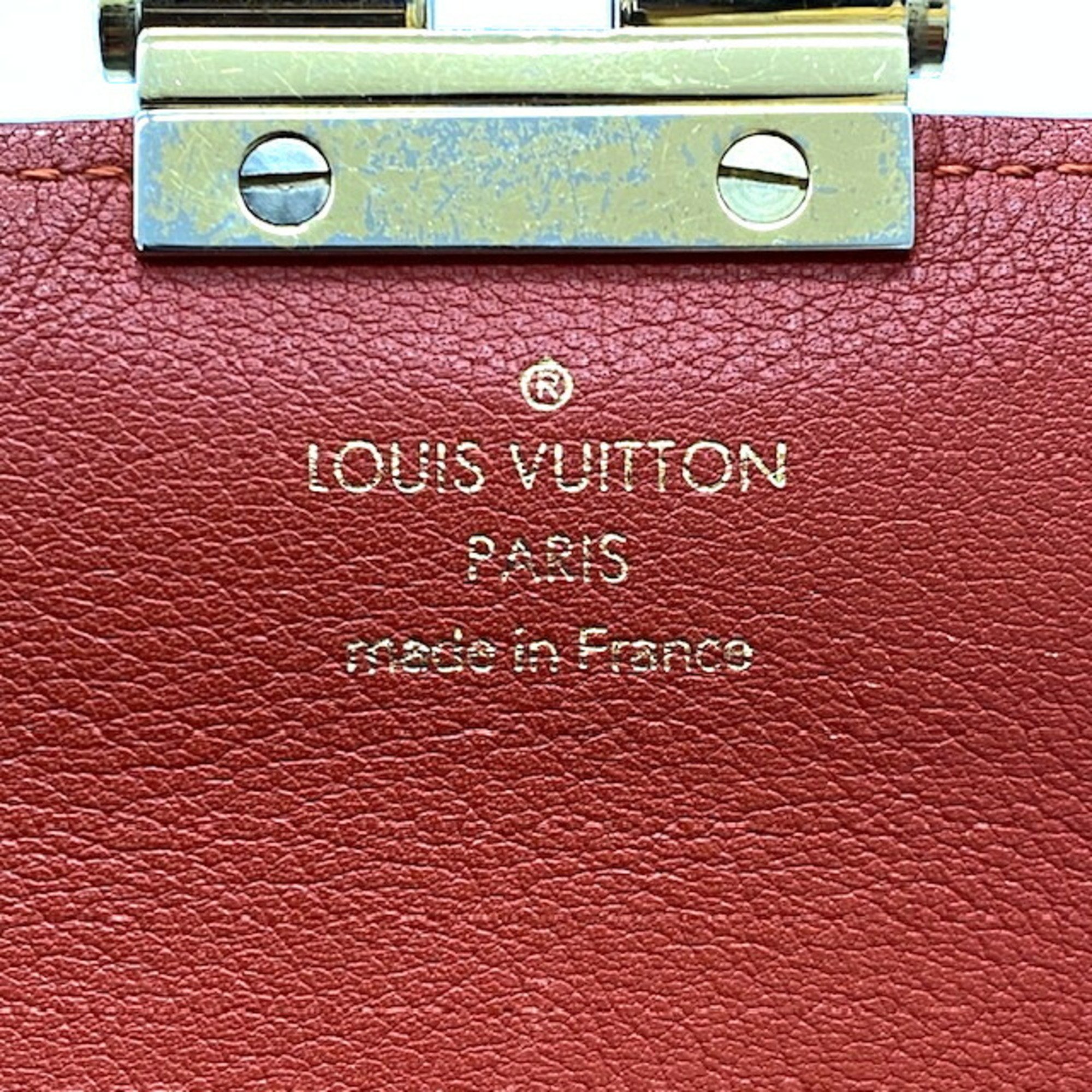LOUIS VUITTON Louis Vuitton Portefeuille Elysee Monogram M60503 Aurore with Initials