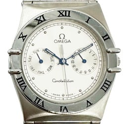 OMEGA Constellation Day Date 1520.30 Watch SS Stainless Steel Silver Quartz Men's