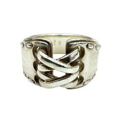HERMES Hermes Mexico Ring SV925 #50 Approx. Size 10 Women's Silver SV 925